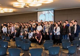 RMIT University students attend Oliver Hume forum and site visit